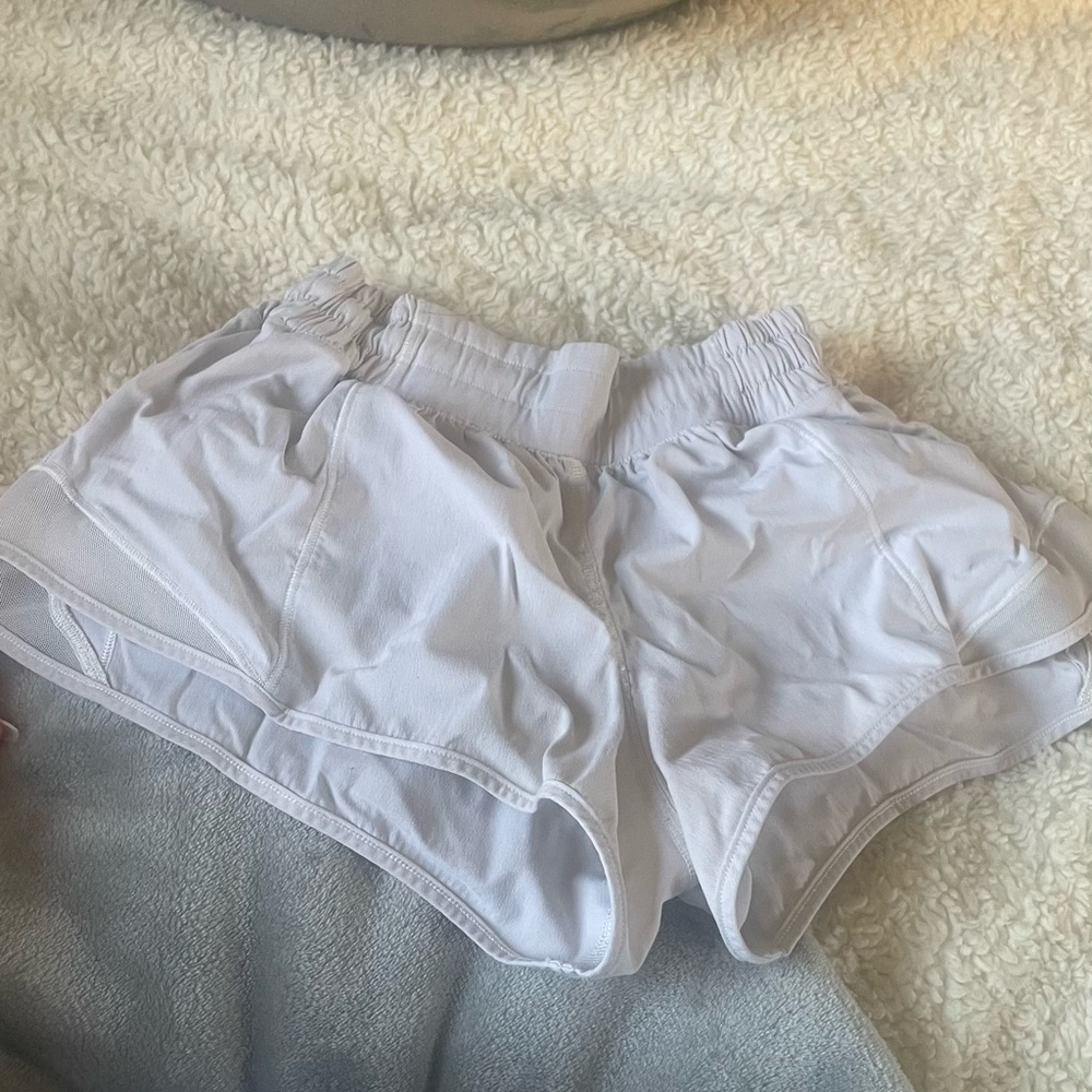 White Lululemon Shorts